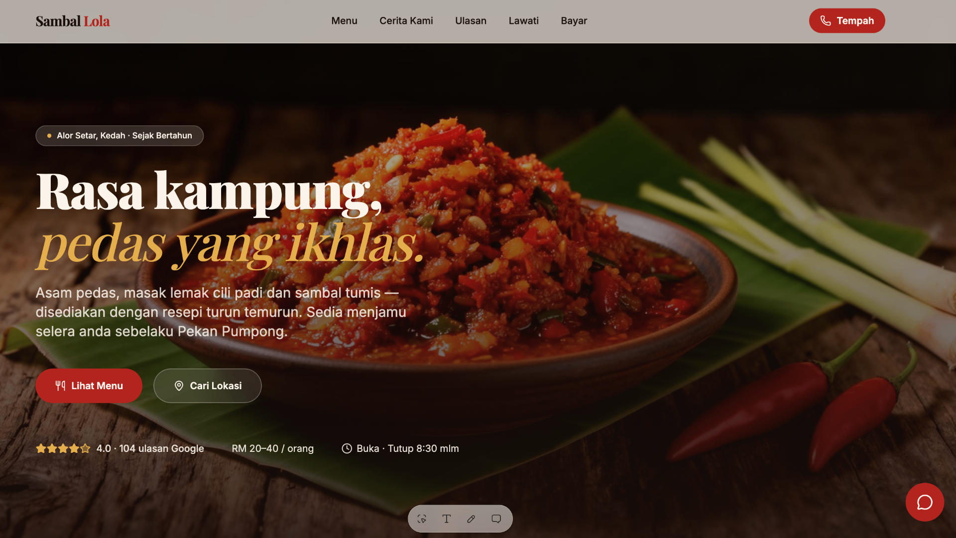 Sambal Lola — F&B Brand